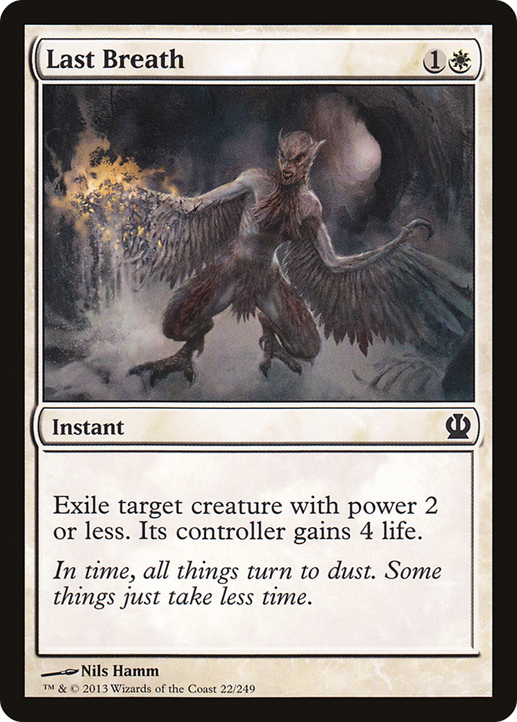 Last Breath (THS-022) [Theros] Foil MTG Single Wizards of the Coast