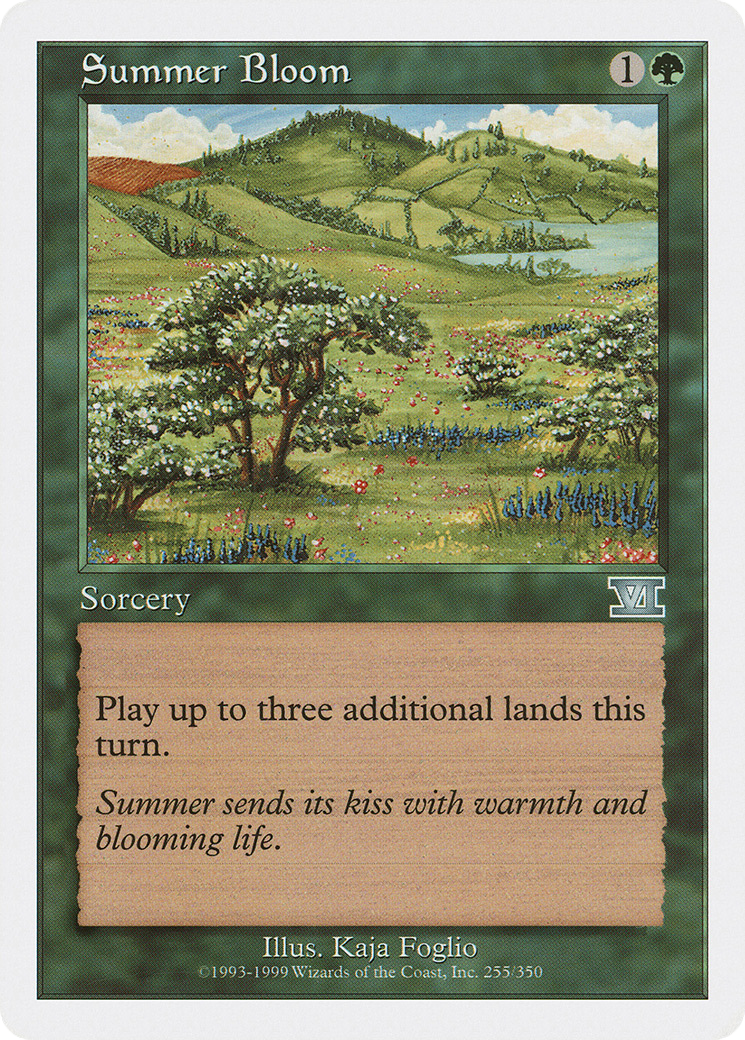 Summer Bloom (6ED-255) [Classic Sixth Edition] MTG Single Wizards of the Coast