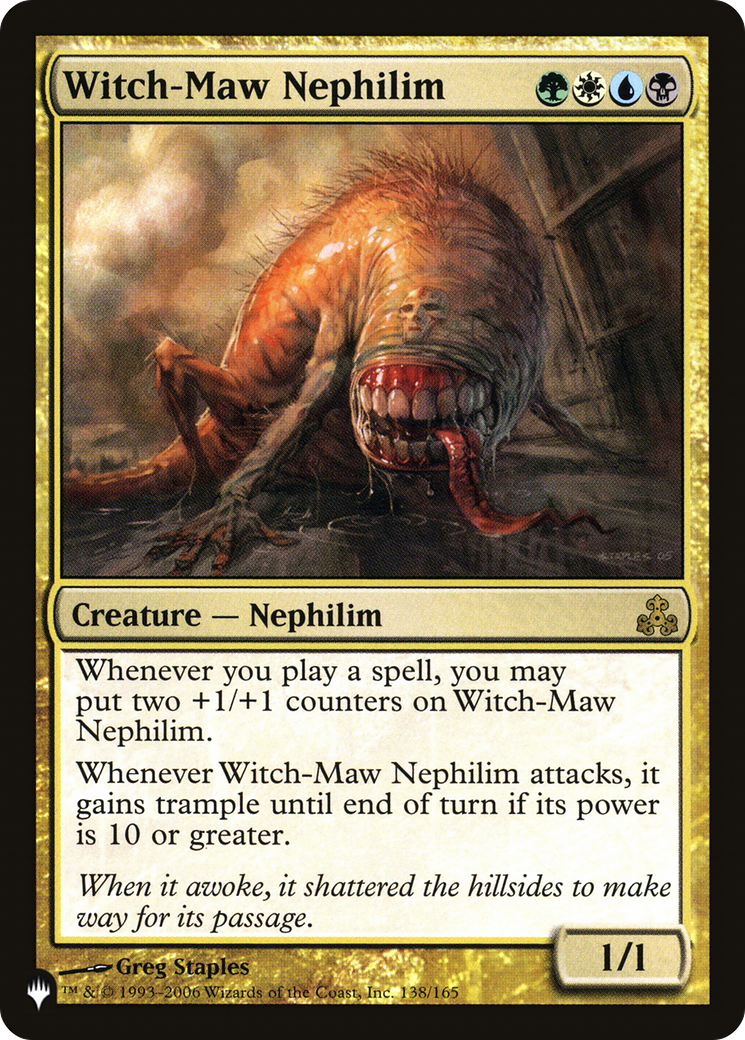 Witch-Maw Nephilim (LIST-138/165) [Mystery Booster] The List MTG Single Wizards of the Coast