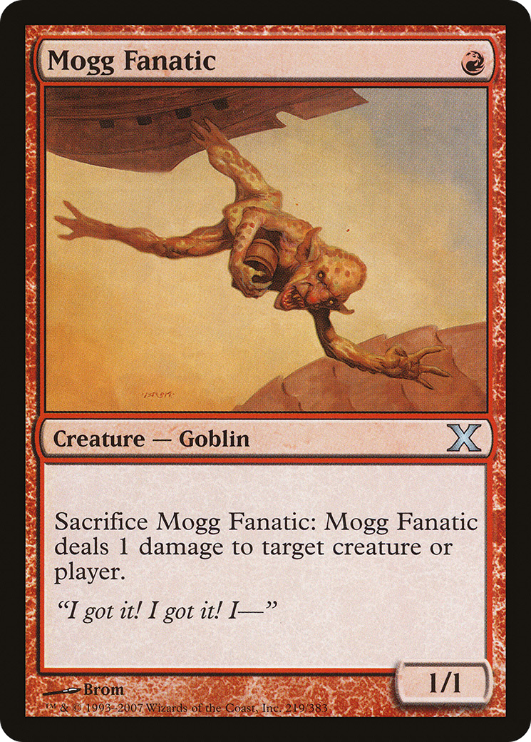 Mogg Fanatic (10E-219) [Tenth Edition] MTG Single Wizards of the Coast