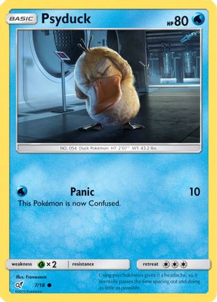 Psyduck (Holo Common) (7/18) - [SM: Detective Pikachu] Holofoil Pokemon Single Pokémon
