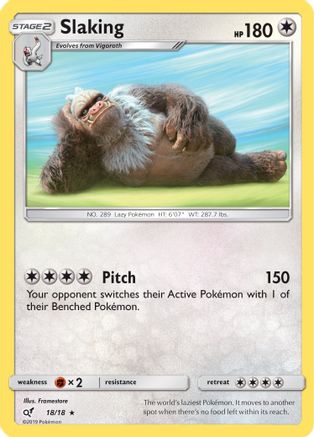 Slaking (18/18) Holofoil [SM: Detective Pikachu] Pokemon Single Pokémon