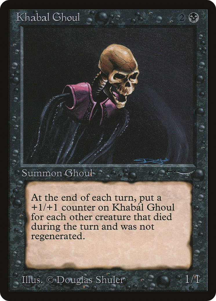 Khabál Ghoul (ARN-030) [Oldschool] Arabian Nights MTG Single Wizards of the Coast