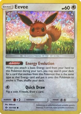 Eevee - 101/149 (General Mills Promo) Holofoil [Misc: Cards & Products] Pokemon Single Pokémon