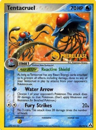 Tentacruel - 45/92 (Prerelease) () [Promos: Nintendo Promos] Pokemon Single Pokémon