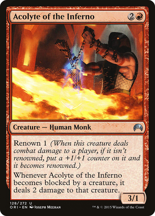 Acolyte of the Inferno (ORI-128) [Magic Origins] MTG Single Wizards of the Coast