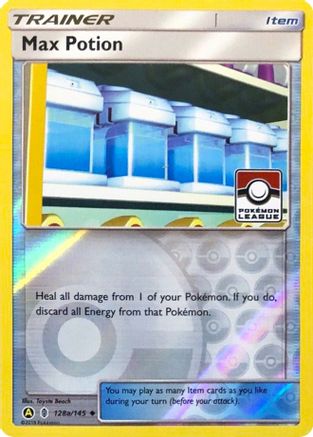 Max Potion - 128a/145 (Pokemon League) (128a/145) Reverse Holofoil [Promos: League & Championship Cards] Pokemon Single Pokémon