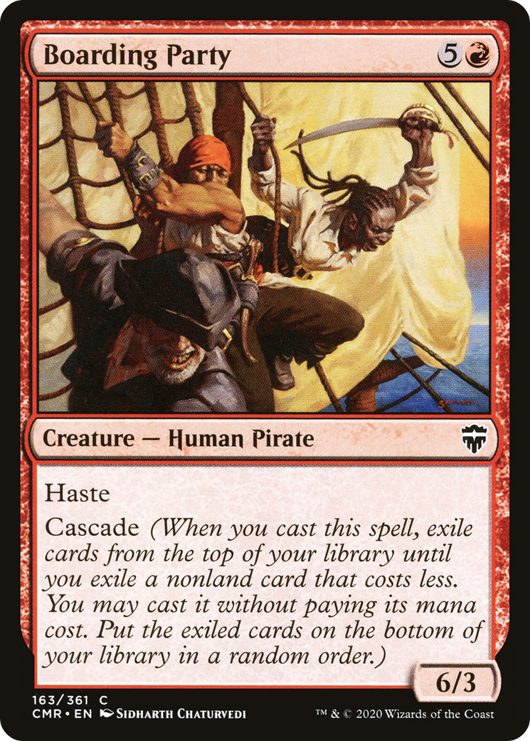 Boarding Party (CMR-163) [Commander Legends] MTG Single Wizards of the Coast