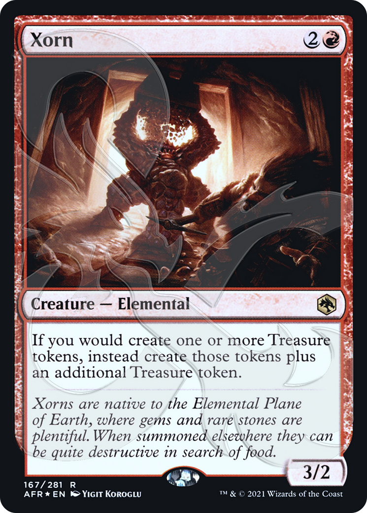Xorn (AFR&-167) [Adventures in the Forgotten Realms Promos] Foil MTG Single Wizards of the Coast