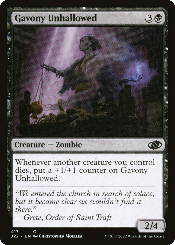 Gavony Unhallowed (J22-417) [Jumpstart 2022] MTG Single Wizards of the Coast
