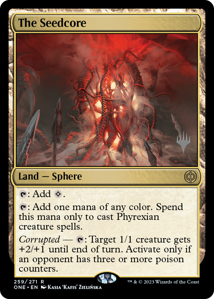 The Seedcore (PPONE-259) [Phyrexia: All Will Be One Promos] MTG Single Wizards of the Coast
