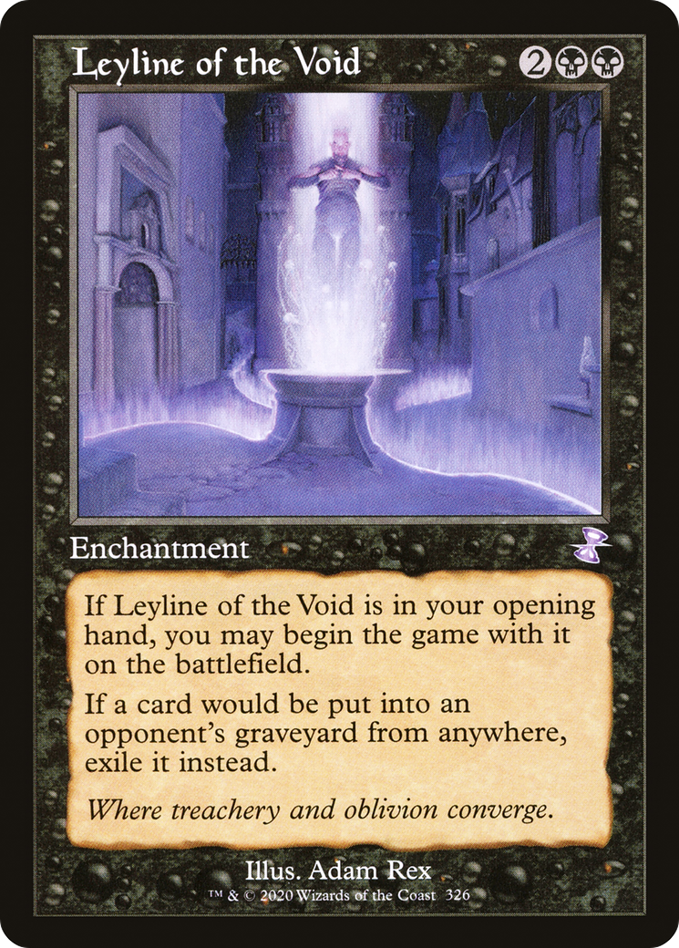 Leyline of the Void (TSR-326) [Time Spiral Remastered] MTG Single Wizards of the Coast