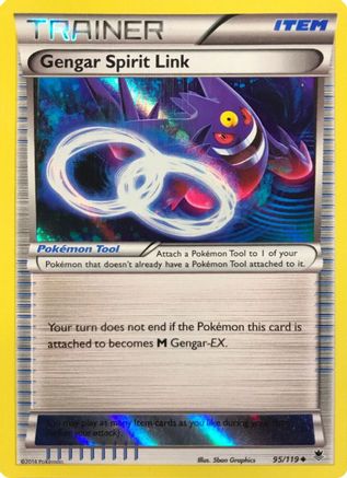 Gengar Spirit Link - 95/119 (Alternate Holo) (Gamestop Exclusive) Holofoil [Misc: Cards & Products] Pokemon Single Pokémon
