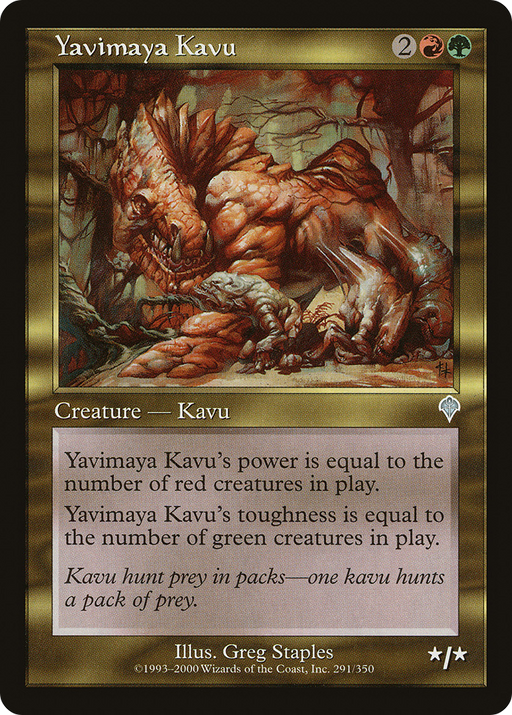 Yavimaya Kavu (INV-291) [Invasion] MTG Single Wizards of the Coast