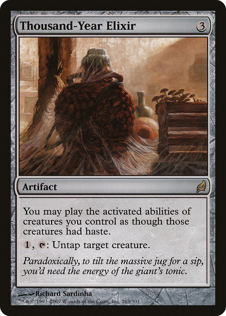 Thousand-Year Elixir (LRW-263) [Lorwyn] Foil MTG Single Wizards of the Coast