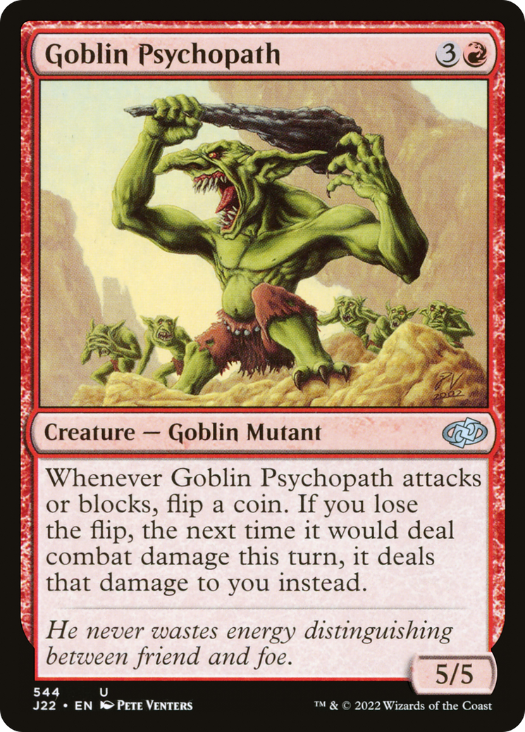 Goblin Psychopath (J22-544) [Jumpstart 2022] MTG Single Wizards of the Coast