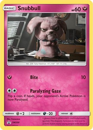 Snubbull - SM200 (In-Store Event Promo) (SM200) Holofoil [SM: Black Star Promos] Pokemon Single Pokémon