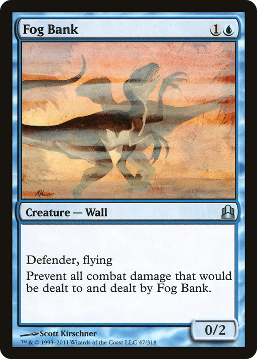 Fog Bank (CMD-047) [Commander 2011] MTG Single Wizards of the Coast