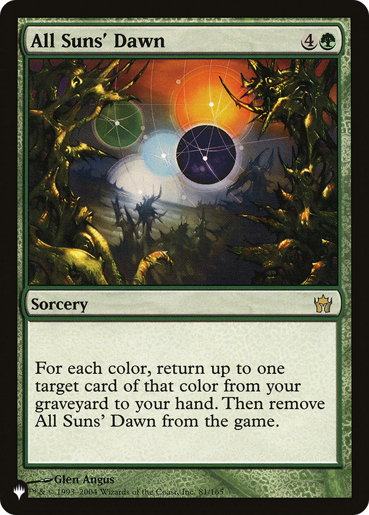 All Suns' Dawn (LIST-5DN-81) [Mystery Booster] The List MTG Single Wizards of the Coast