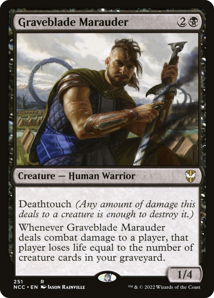 Graveblade Marauder (NCC-251) [New Capenna Commander] MTG Single Wizards of the Coast