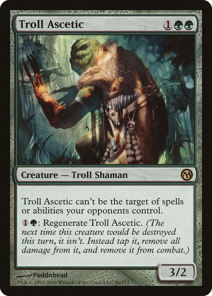 Troll Ascetic (DPA-086) [Misc] Duels of the Planeswalkers MTG Single Wizards of the Coast