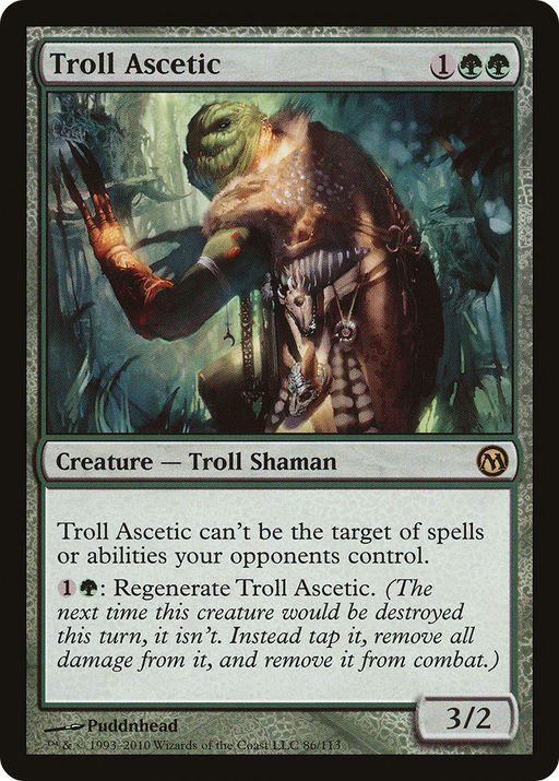 Troll Ascetic (DPA-086) [Misc] Duels of the Planeswalkers MTG Single Wizards of the Coast