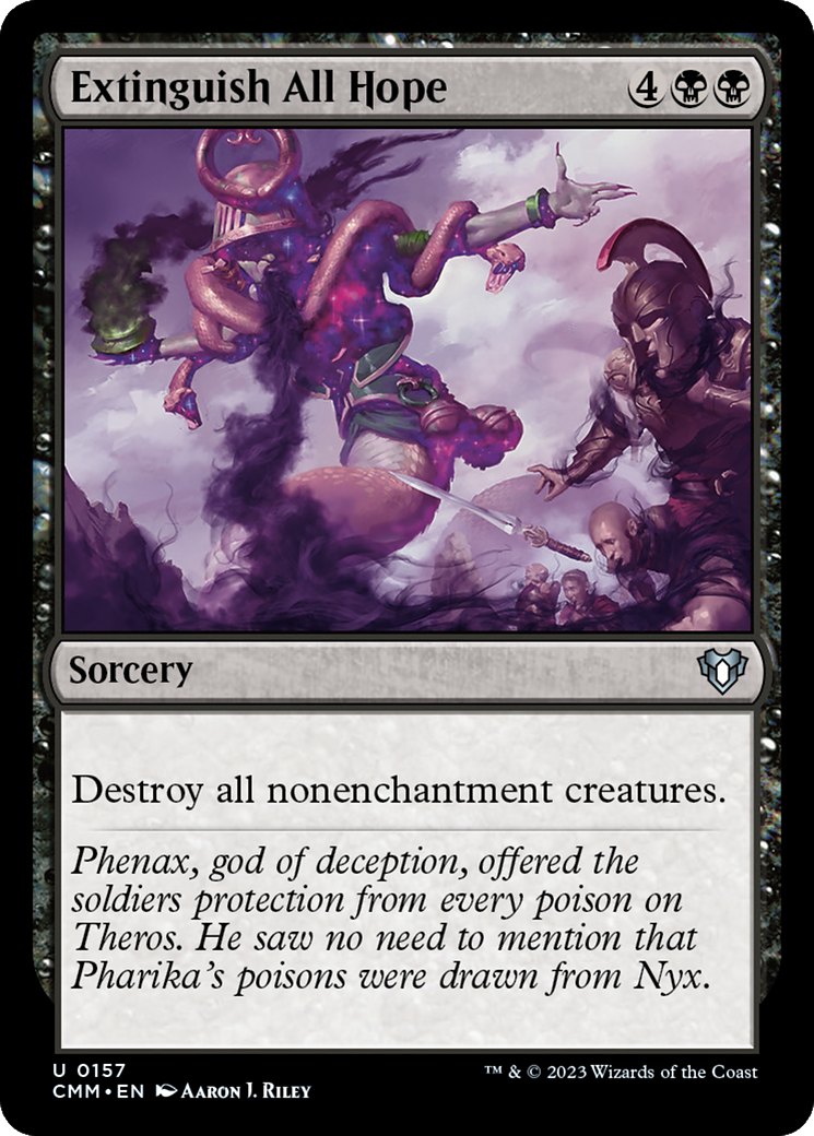 Extinguish All Hope (CMM-157) [Commander Masters] MTG Single Wizards of the Coast