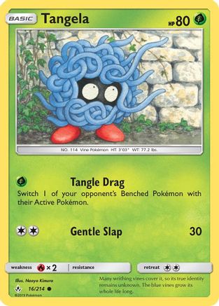 Tangela (/214) Reverse Holofoil [SM: Unbroken Bonds] Pokemon Single Pokémon