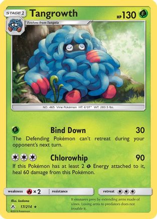 Tangrowth (/214) Reverse Holofoil [SM: Unbroken Bonds] Pokemon Single Pokémon