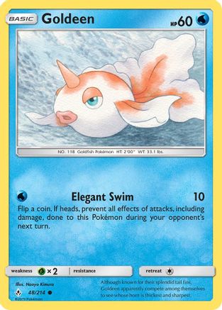 Goldeen (/214) [SM: Unbroken Bonds] Pokemon Single Pokémon