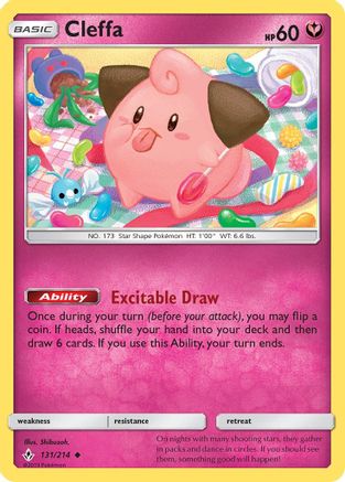 Cleffa (131/214) [SM: Unbroken Bonds] Pokemon Single Pokémon