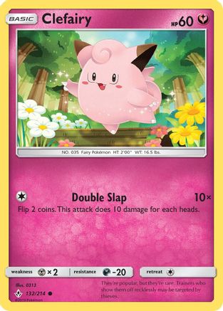 Clefairy (132/214) [SM: Unbroken Bonds] Pokemon Single Pokémon