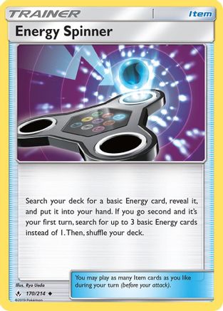 Energy Spinner (170/214) [SM: Unbroken Bonds] Pokemon Single Pokémon
