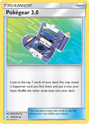 Pokegear 3.0 (182/214) Reverse Holofoil [SM: Unbroken Bonds] Pokemon Single Pokémon