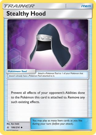 Stealthy Hood (186/214) Reverse Holofoil [SM: Unbroken Bonds] Pokemon Single Pokémon