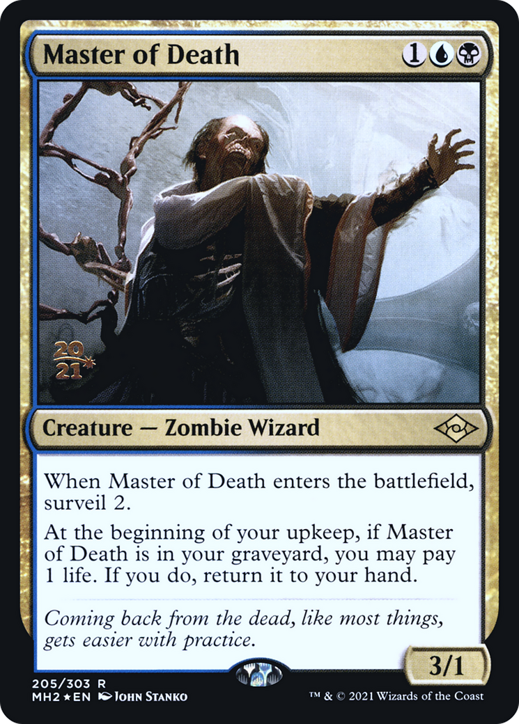 Master of Death (PRE-205) [Modern Horizons 2 Promos] Foil MTG Single Wizards of the Coast