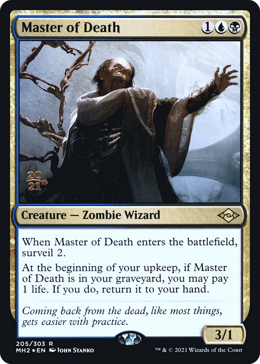 Master of Death (PRE-205) [Modern Horizons 2 Promos] Foil MTG Single Wizards of the Coast