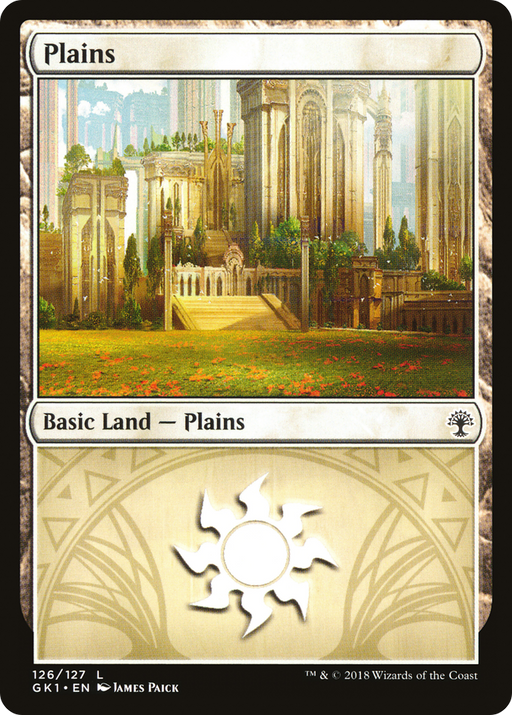 Plains (GR1-126) [Misc] GRN Guild Kit MTG Single Wizards of the Coast
