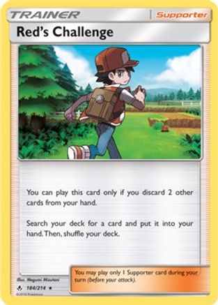 Red's Challenge - 184/214 (SM - Unbroken Bonds) () [Misc: Deck Exclusives] Pokemon Single Pokémon