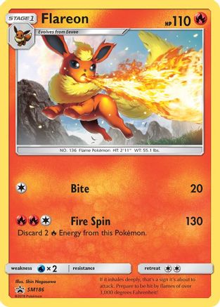Flareon - SM186 (Let's Play, Eevee!) (SM186/248) [SM: Black Star Promos] Pokemon Single Pokémon