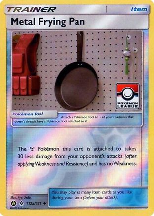 Metal Frying Pan - 112a/131 (Pokemon League) (112a/131) Reverse Holofoil [Promos: League & Championship Cards] Pokemon Single Pokémon