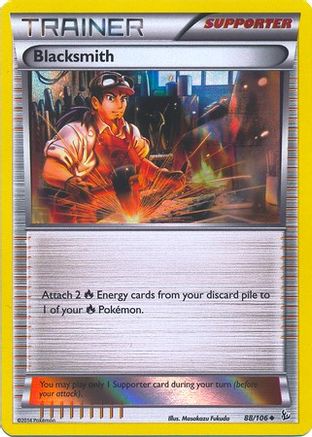 Blacksmith - 88/106 (Sheen Holo) Reverse Holofoil [Misc: Cards & Products] Pokemon Single Pokémon