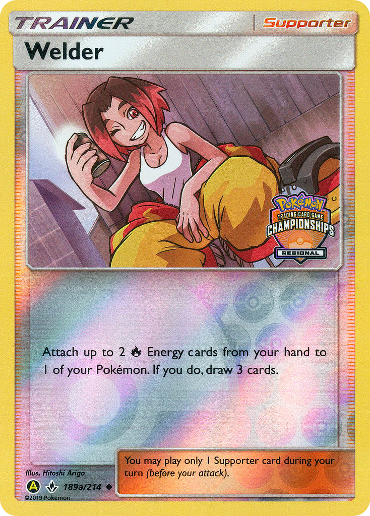 Welder (189a/214) Reverse Holofoil [Unbroken Bonds] Pokemon Single Pokémon