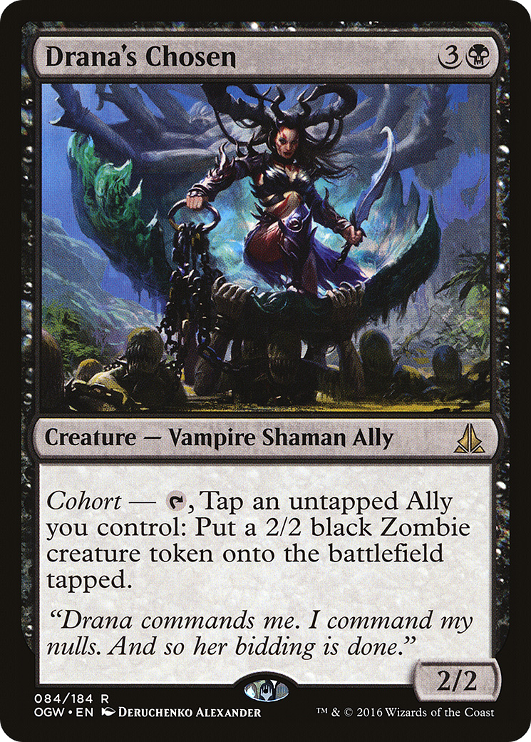 Drana's Chosen (OGW-084) [Oath of the Gatewatch] Foil MTG Single Wizards of the Coast