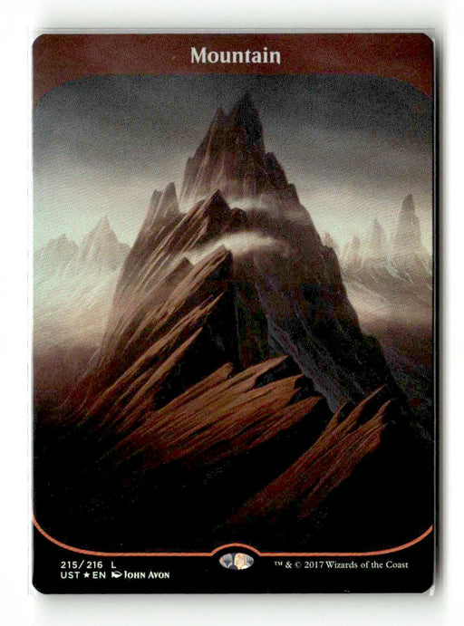 Mountain (215) [Unstable] Foil - Scan (LB-083) High End MTG Single Magic: The Gathering