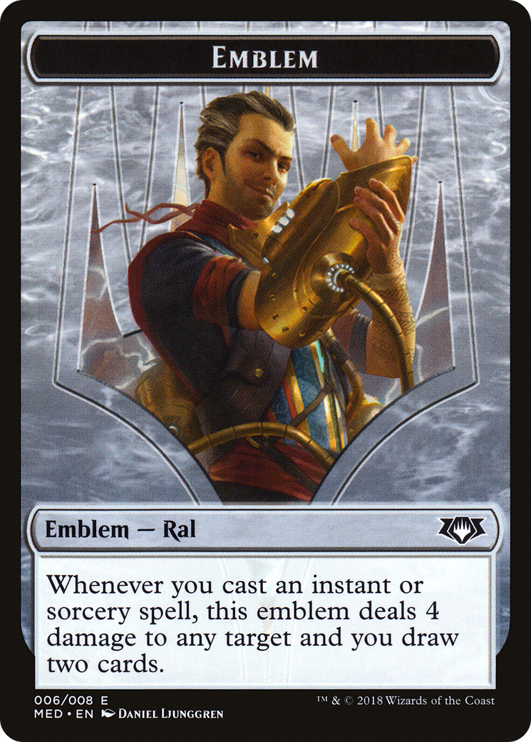 Emblem - Ral, Izzet Viceroy (MED-006) [Tokens] Mythic Edition Tokens MTG Single Wizards of the Coast
