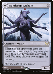 Wandering Archaic (STX-006) [Strixhaven: School of Mages] Foil MTG Single Wizards of the Coast