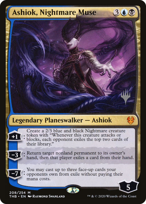 Ashiok, Nightmare Muse (PPTHB-208) [Theros Beyond Death Promos] MTG Single Wizards of the Coast