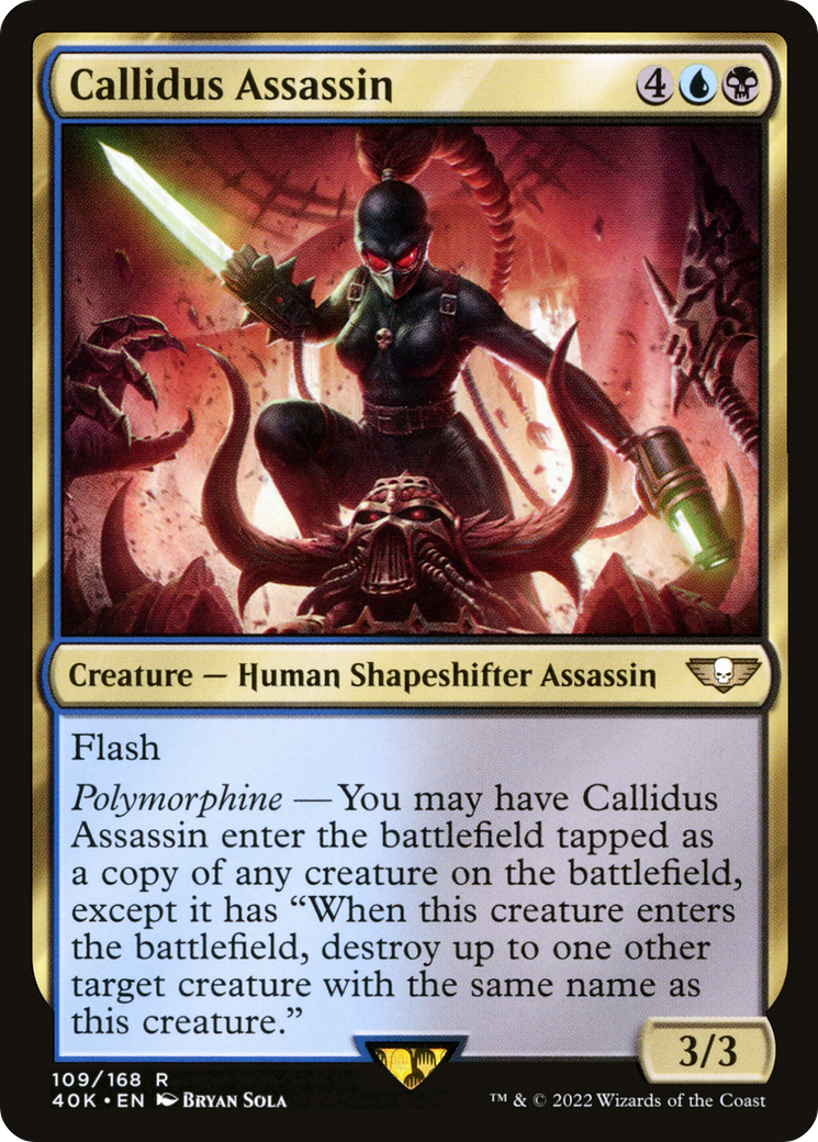 Callidus Assassin (40K-109) [Warhammer 40,000 Commander] MTG Single Wizards of the Coast