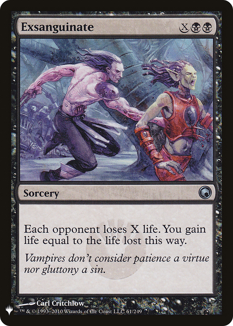 Exsanguinate (LIST-061) [Mystery Booster] The List MTG Single Wizards of the Coast